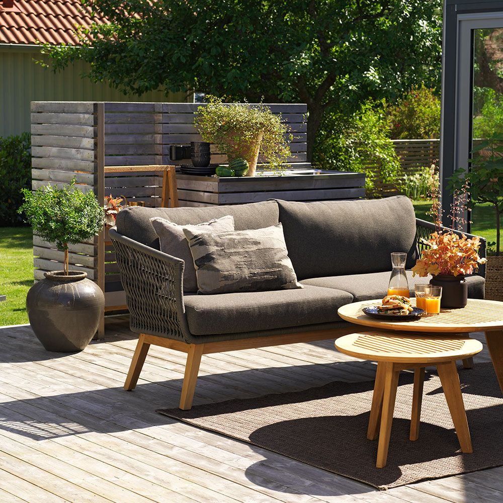 Kenton 3-sitssoffa grå/grå 