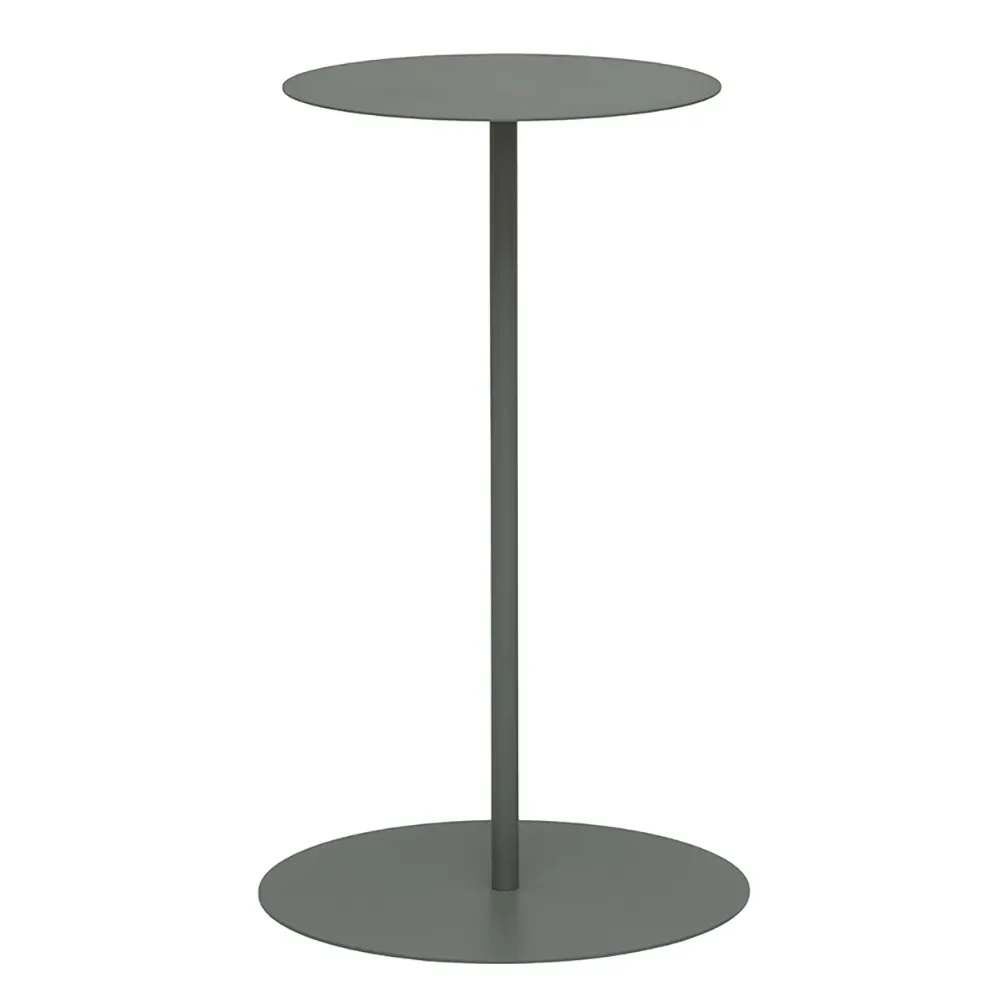 hillerstorp, jet set sidobord ø35x74 cm grågrön