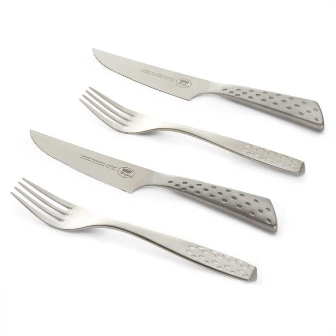 Deluxe bestickset 2pack stainless steel 