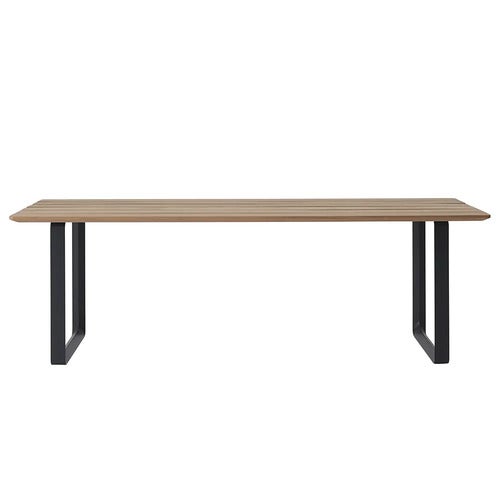 70/70 Matbord 225x90 cm Sapele Mahogany/Anthracite Black