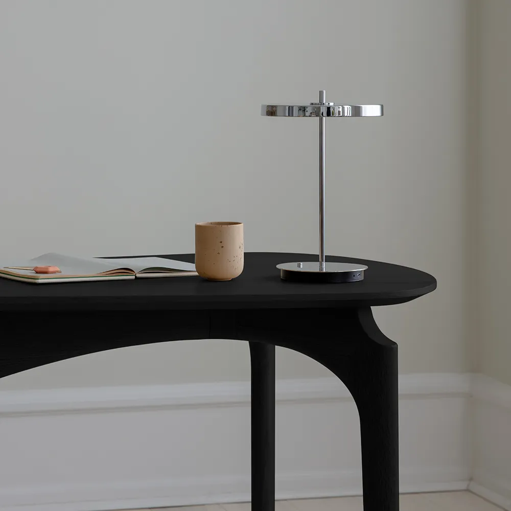 Asteria Move Monochrome Portabel lampa Silver