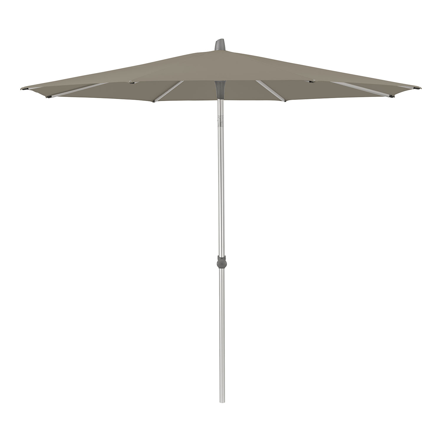 Glatz Alu-smart parasoll 200 cm Kat.4 461 Taupe
