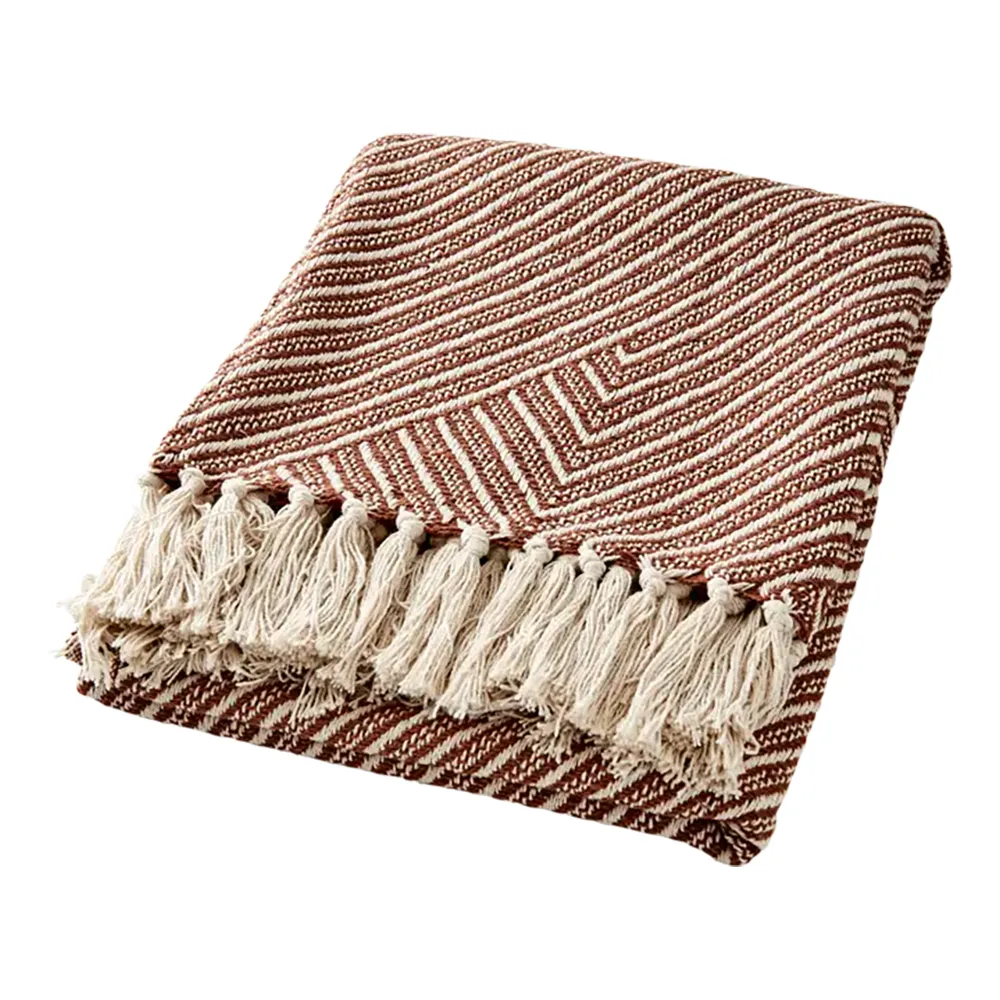 Affari of Sweden, ANNA Filt Rusty brown/off white