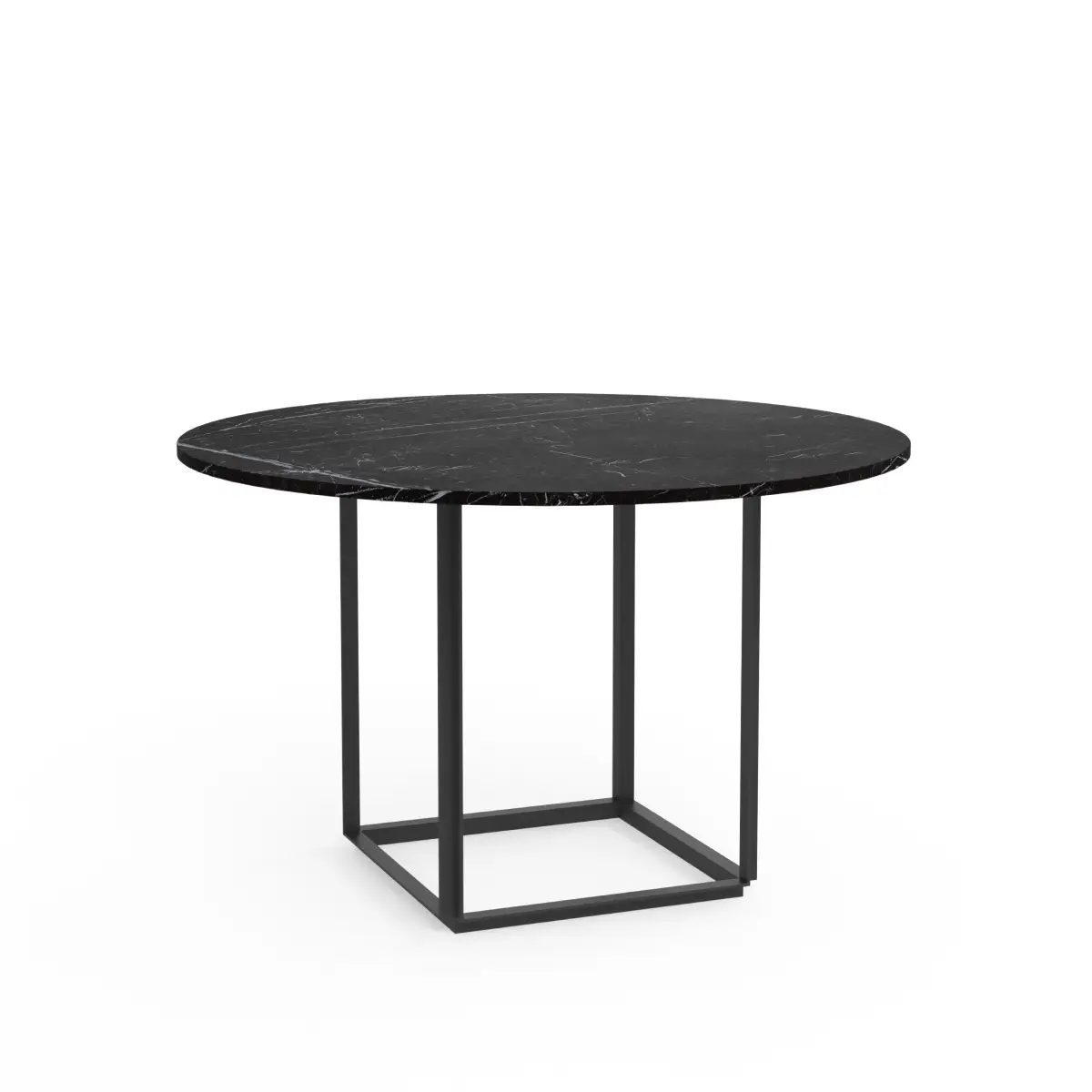 New Works, Florence Bordsskiva Ø120cm Svart Marquina Marmor