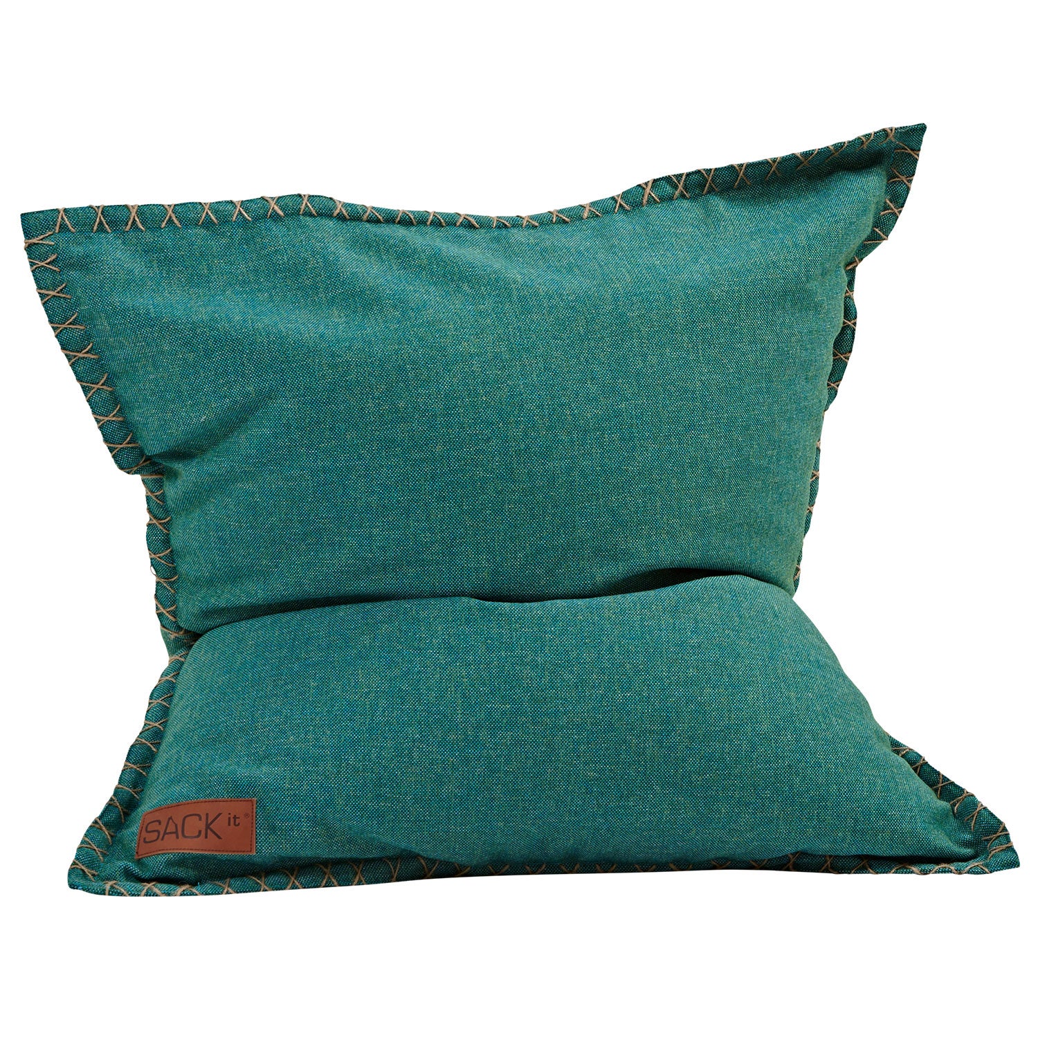 Sackit, Cobana sittsäck junior blå/grön melange