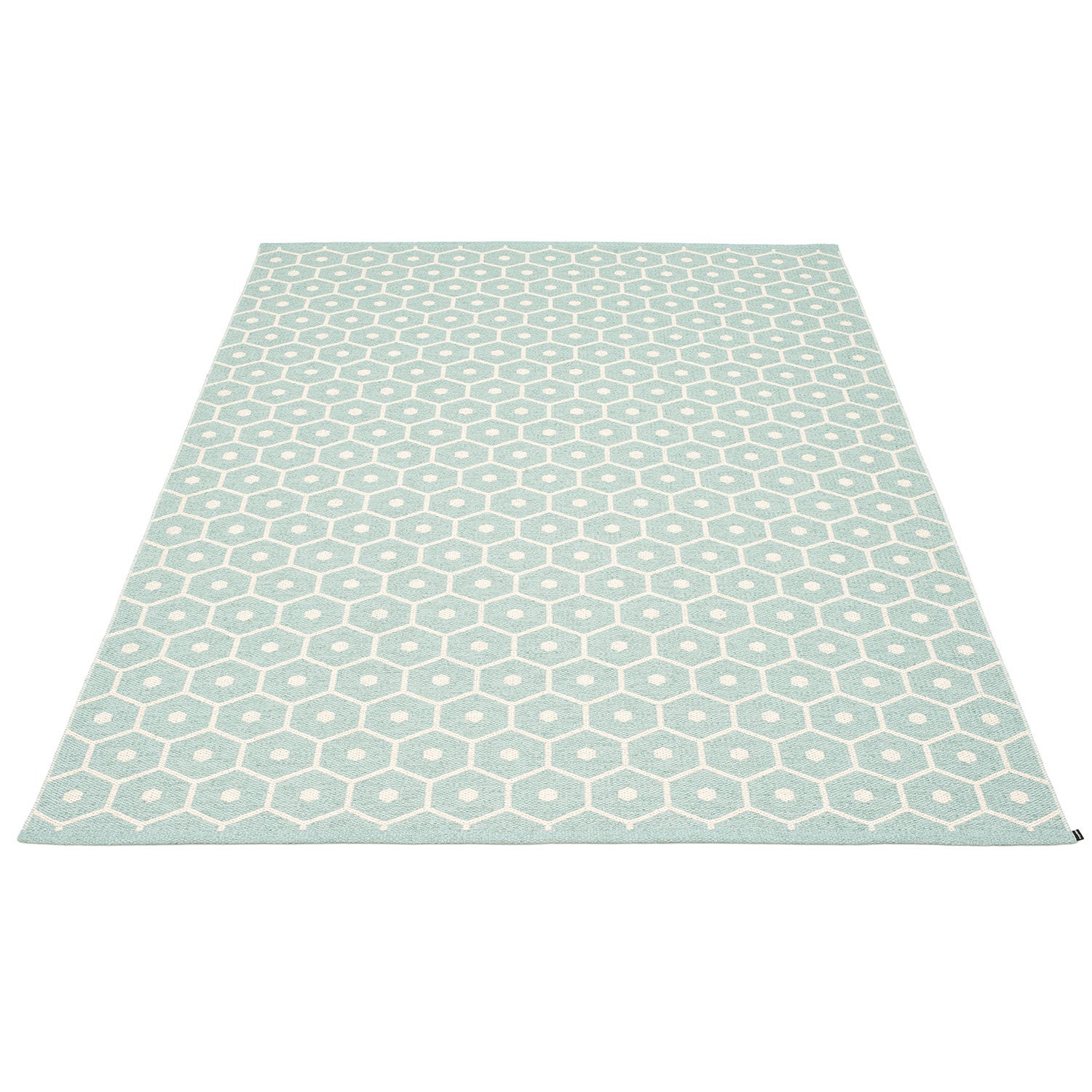 pappelina, honey matta 180x260 cm pale turquoise / vanilla
