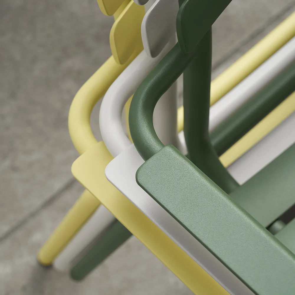 Alua Dining chair Mono Lemon zest