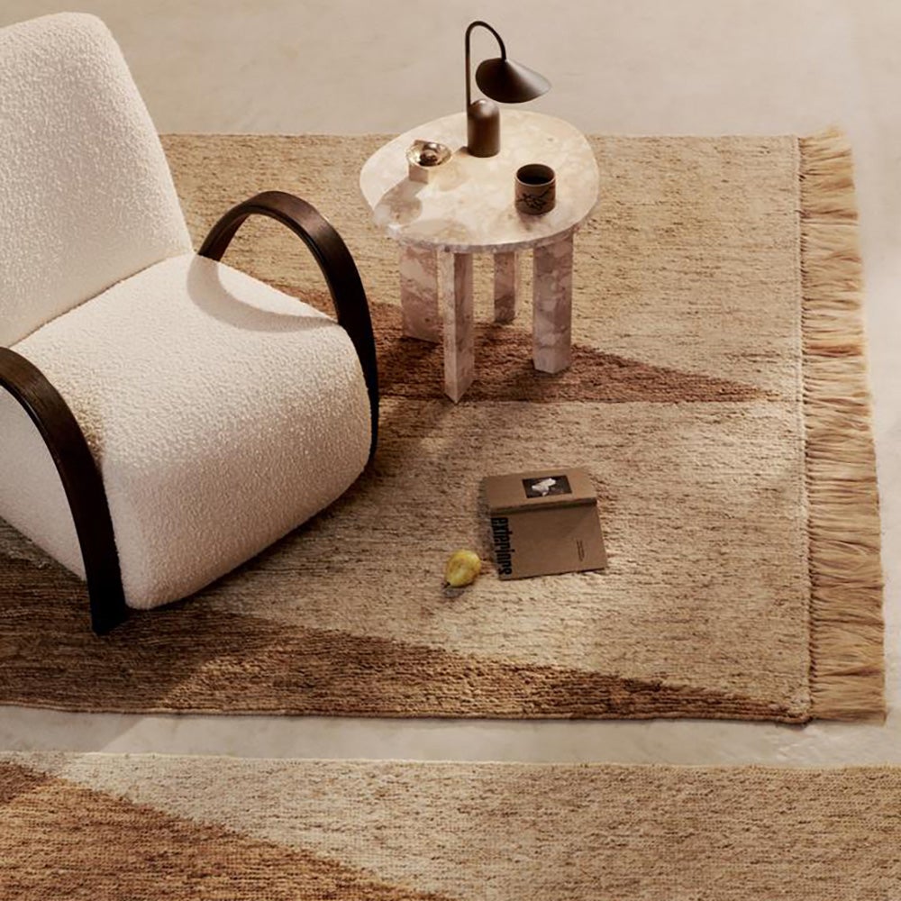 Alternativ bild 1 för Ferm Living - Taula Side Table  - Samtalskort - Sand - Ø: 54.4 x H: 45 cm