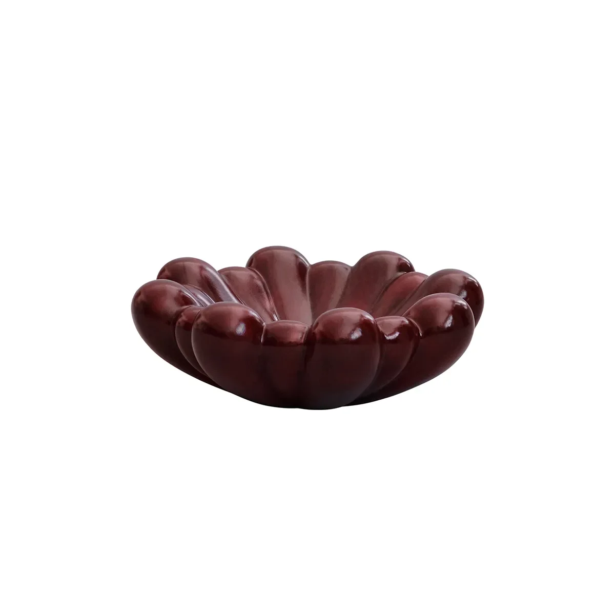 101 Copenhagen, Handgjord Dekorationsskål Bloom Maroon Ø 28,5 cm