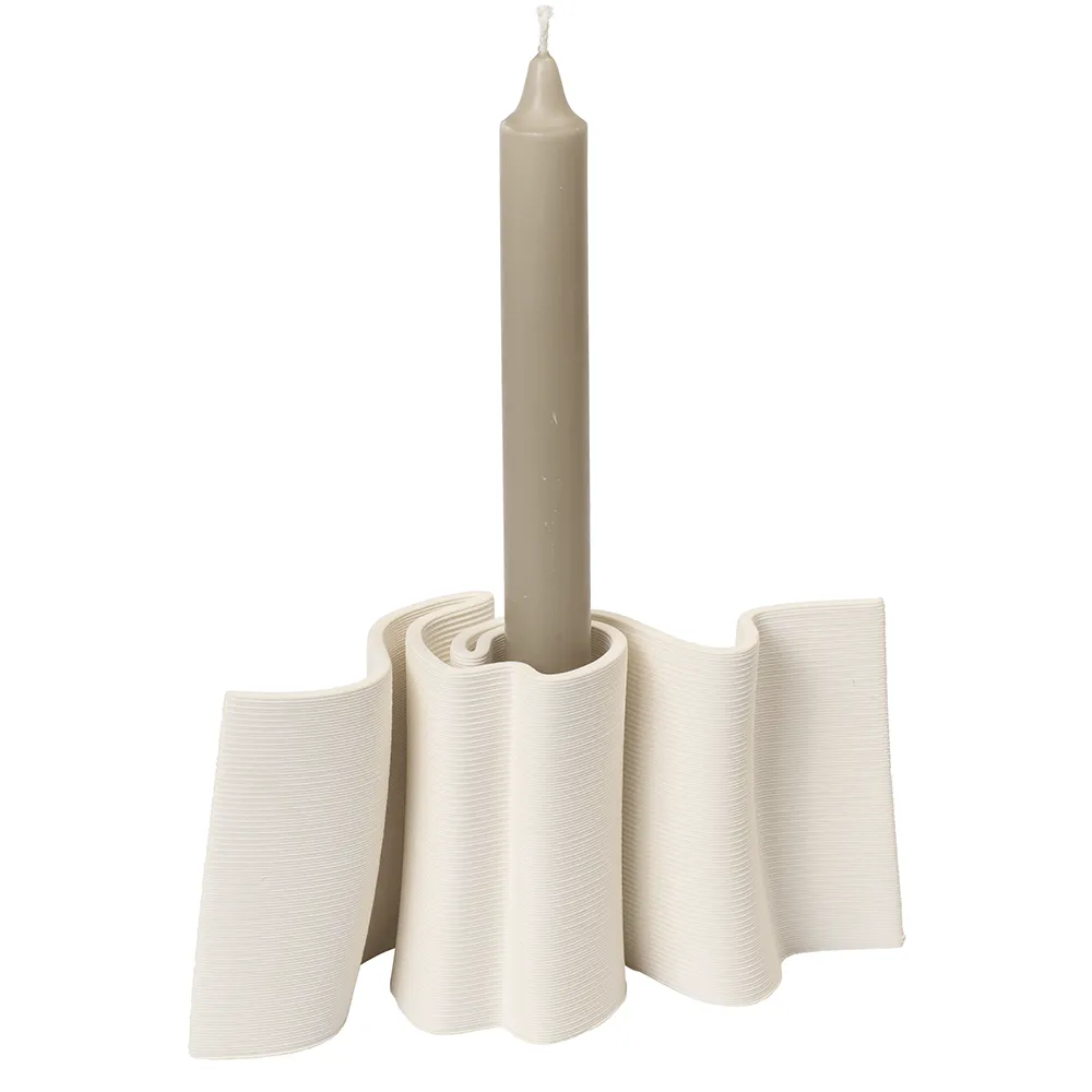 Produktfoto för Ferm Living - Dedali Candle Holder - Påslakan - Off-white - W7 x D20 x H10.5 cm