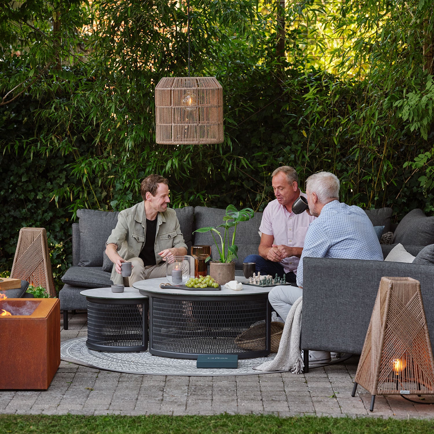 Callisto 2-sits sittdel grå 