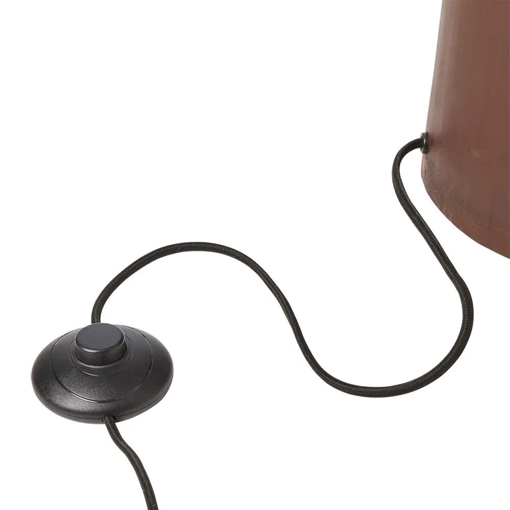 FUNGI Golvlampa Rusty brown