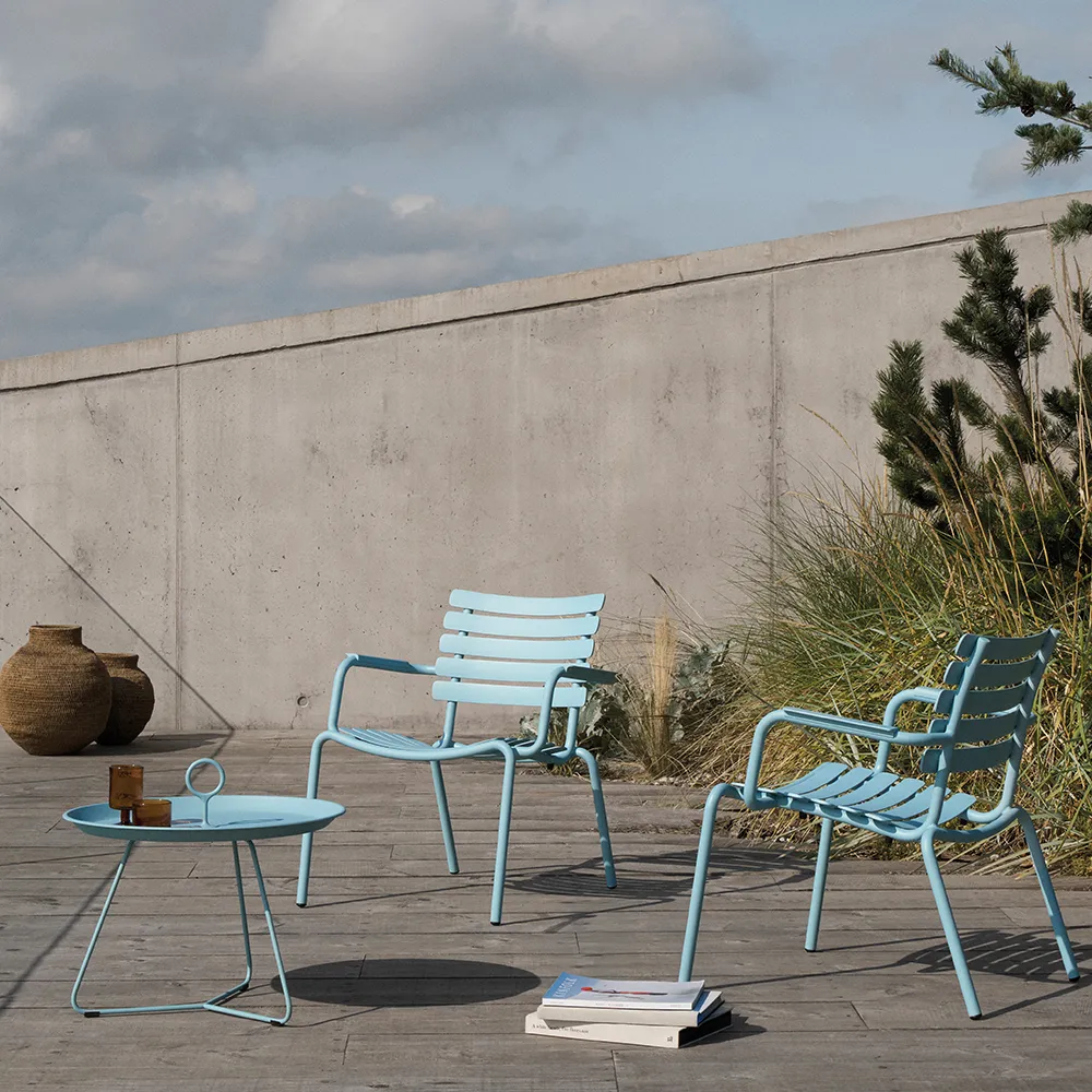 EYELET sidobord Ø57,5 Ice blue