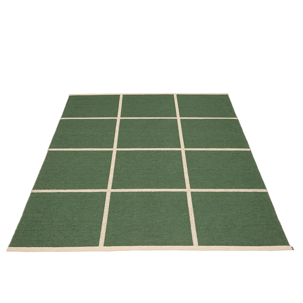 pappelina, vävd matta criss leaf 180x260 cm