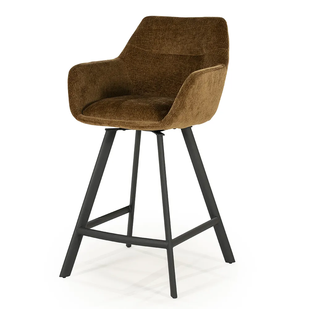 By Boo, Bliss barstol med armst&ouml;d - mustard
