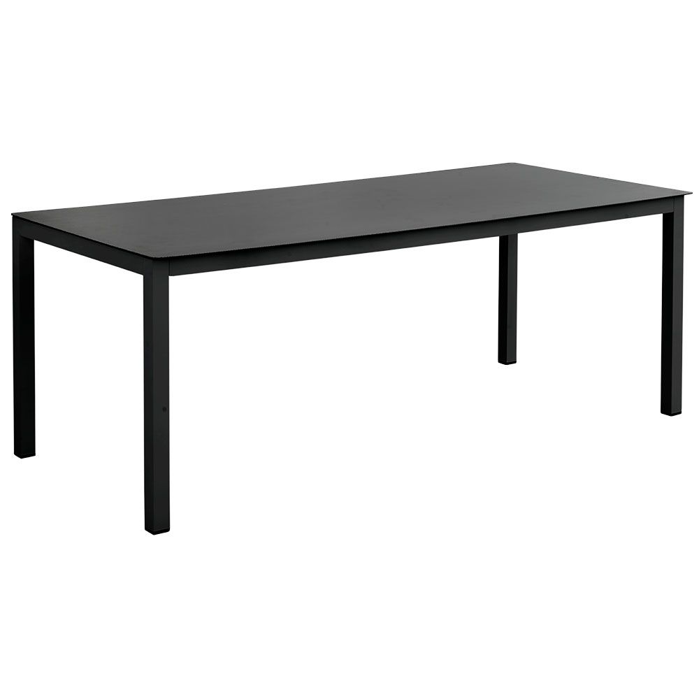 Brafab Rana matbord 90×200 cm svart/svart