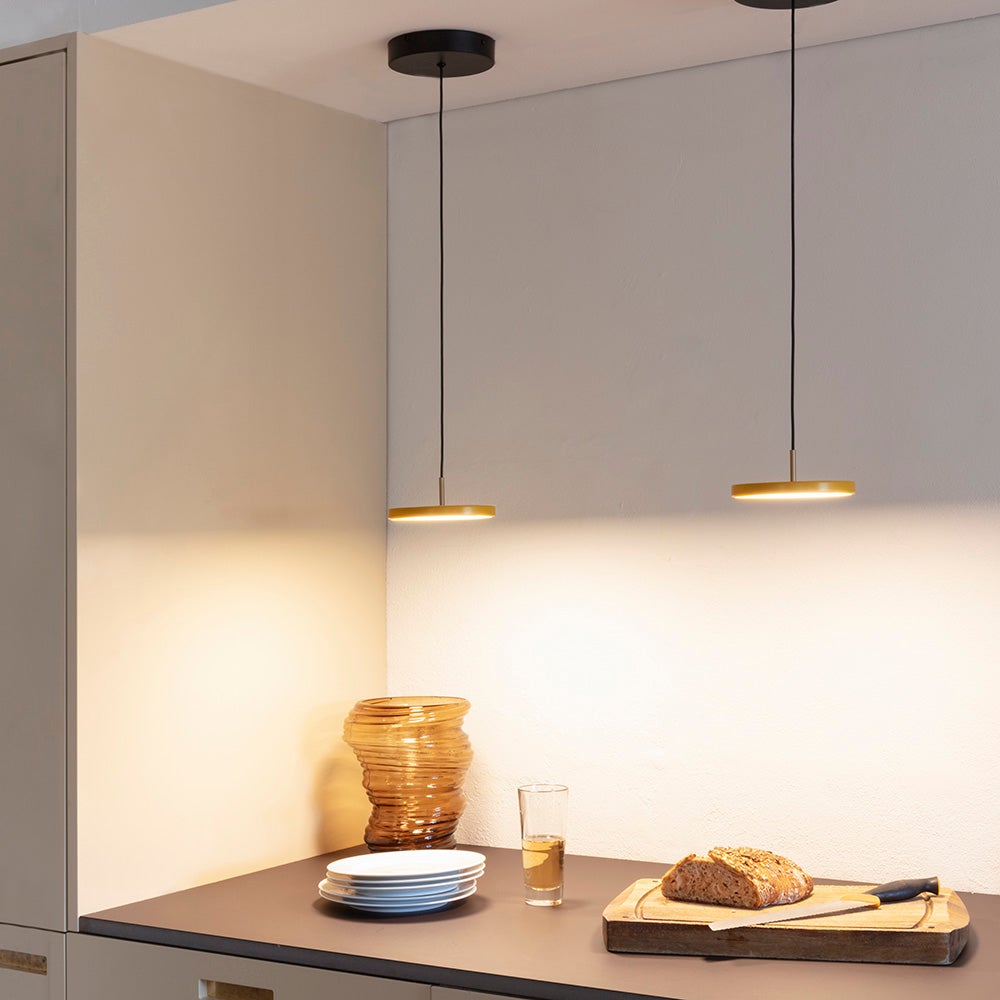 Asteria Micro Taklampa Ø15 cm Saffron Yellow