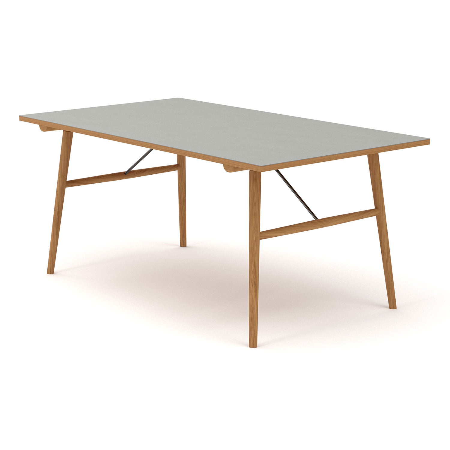 Houe, Hekla bord 168x95cm ask grå oljad ek