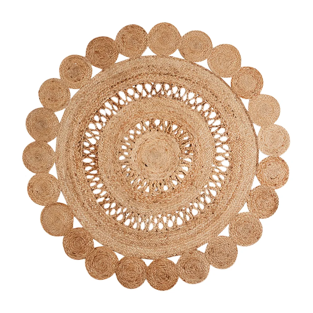 Affari of Sweden, JUNI matta jute Ø120 cm