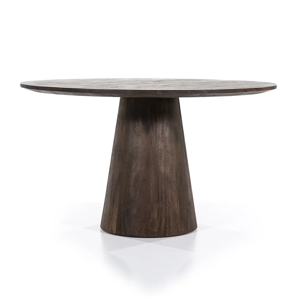 Aron Matbord rund 130 cm - brun