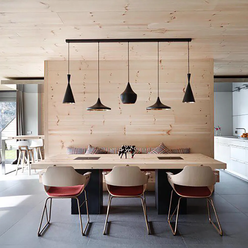 Beat Pendel Tall Black LED