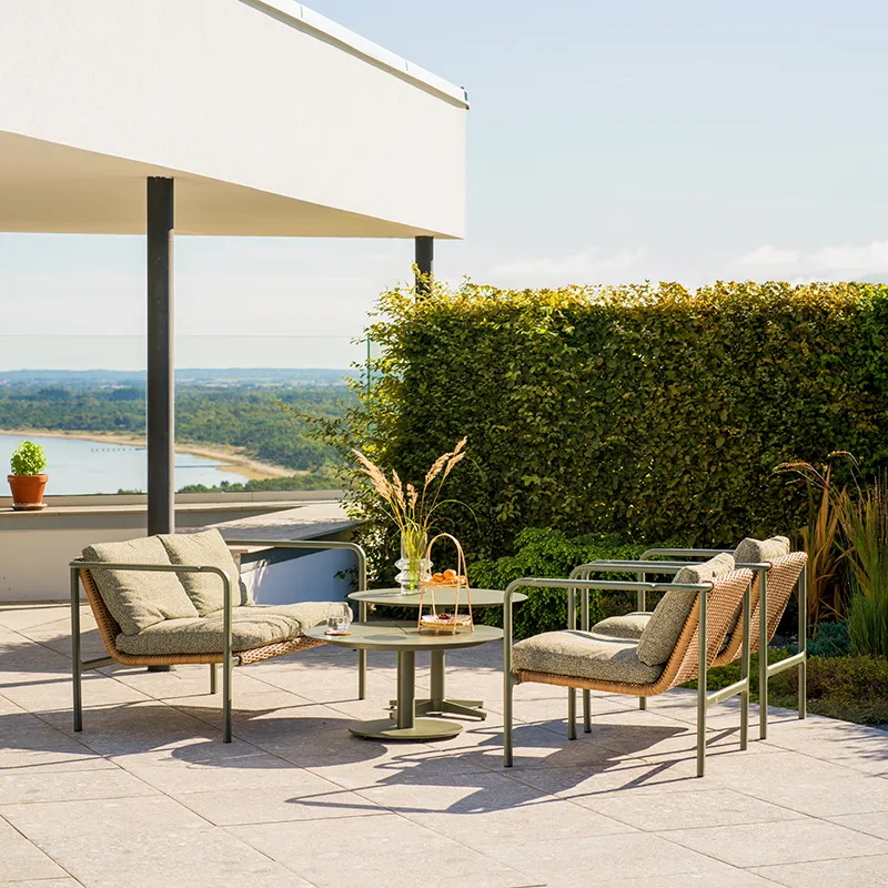 Motty 2-sits soffa     Nordic green / Teddy Verde