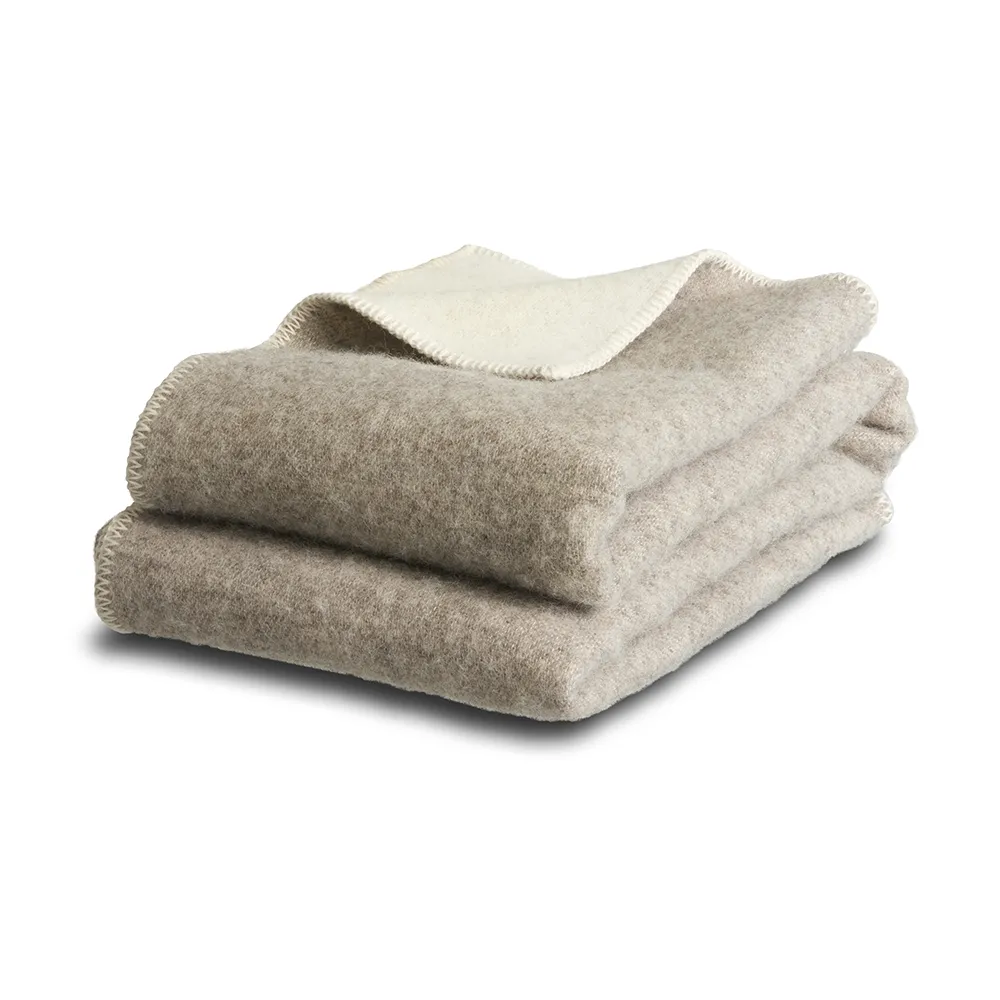 Nappa Pläd Beige/White