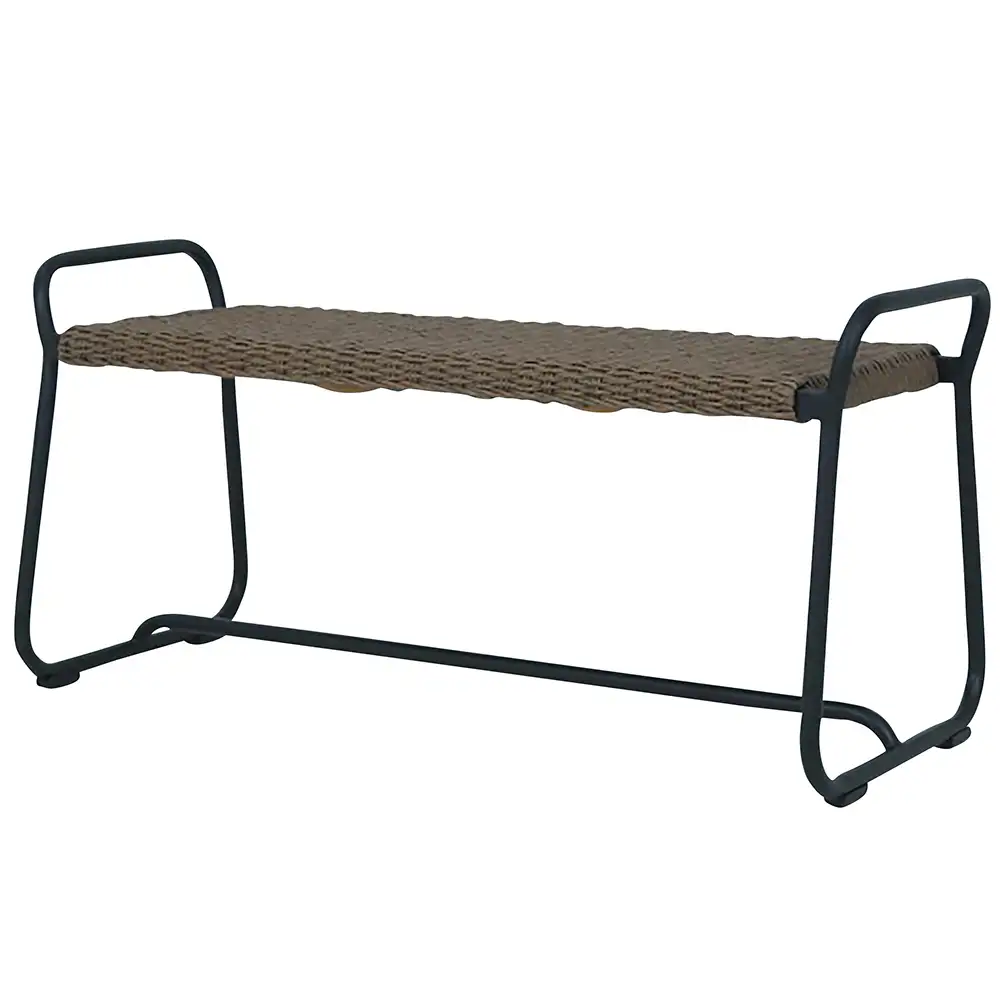 Brafab Midway bänk 110 cm svart/natur