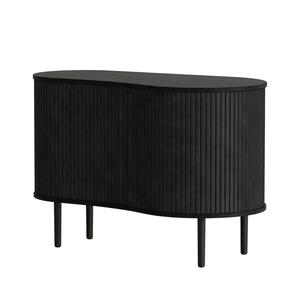 umage, audacious skåp svart ek/charcoal