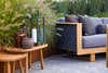 Angle Loungesoffa Teak Inkl Grå Air Touch Dynset 