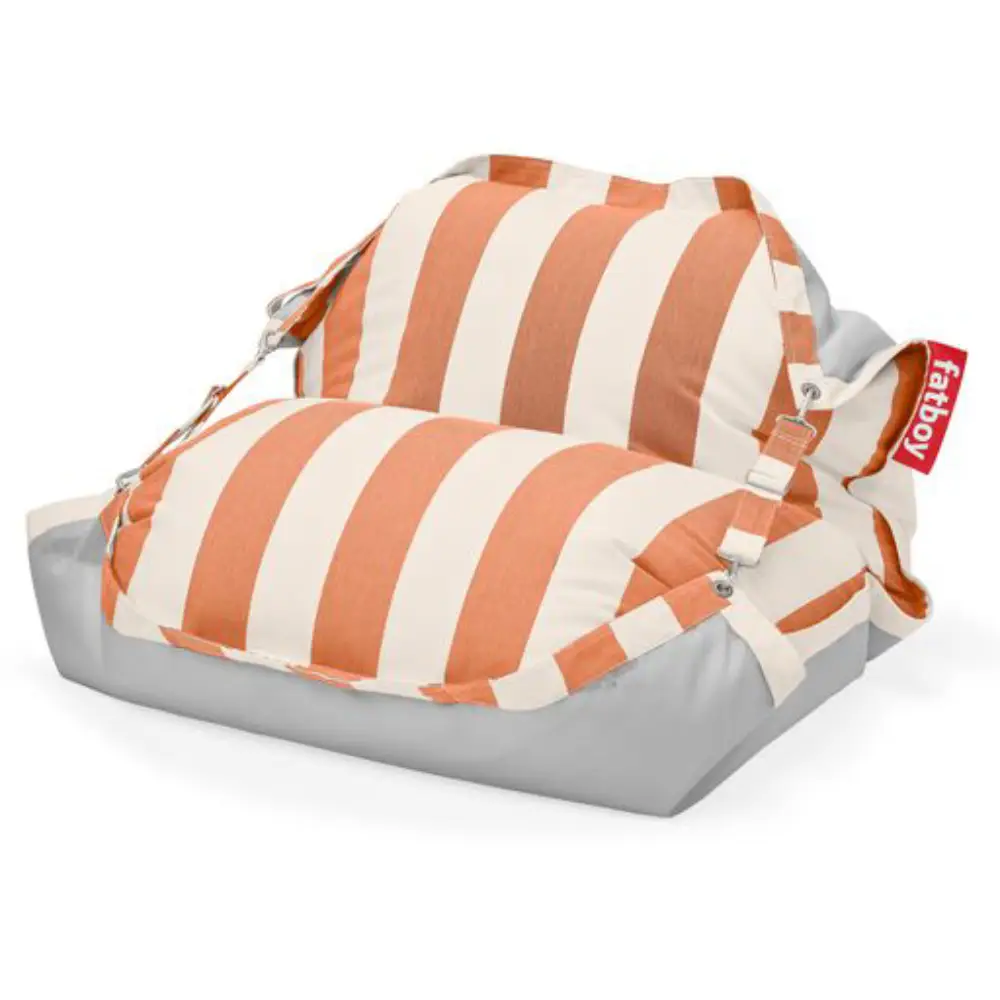 original floatzac stripe orange creme