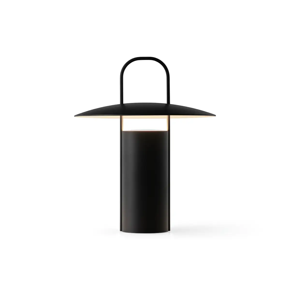 Ray Portabel lampa Aluminium Black