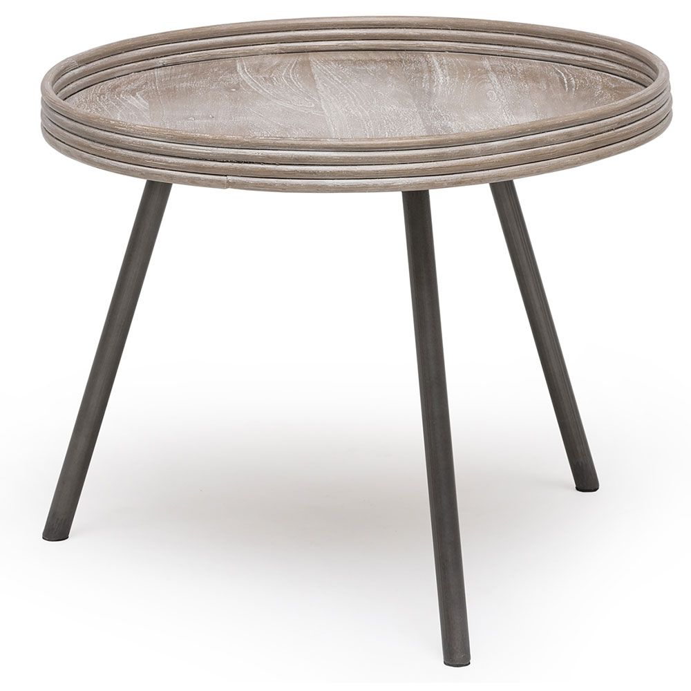 Leicester Sidobord Ø60 Cm 