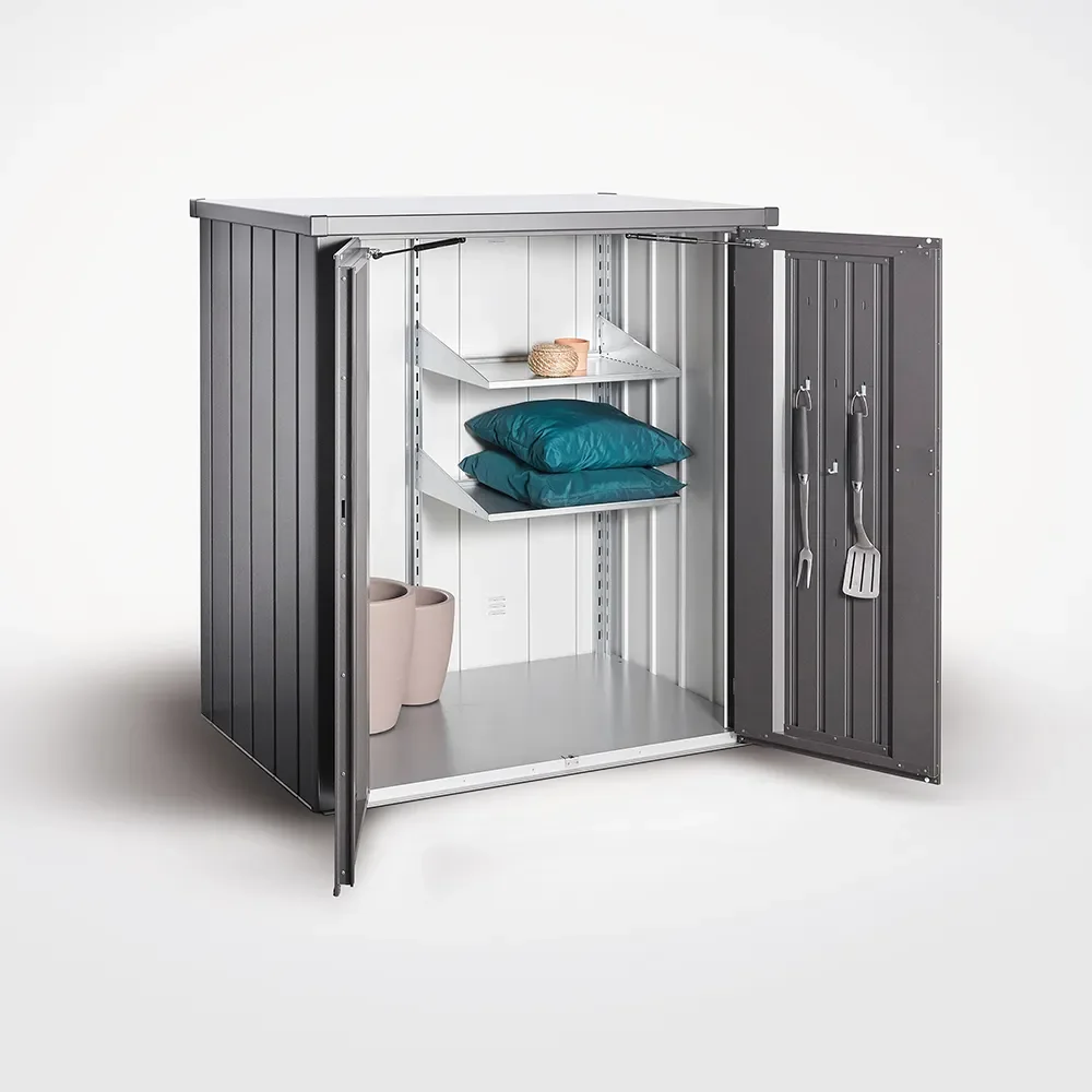 Romeo Terrasskåp L Metallic dark grey 