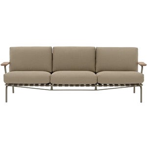Settle 3-sits soffa Ribbed Weave 5/Taupe 