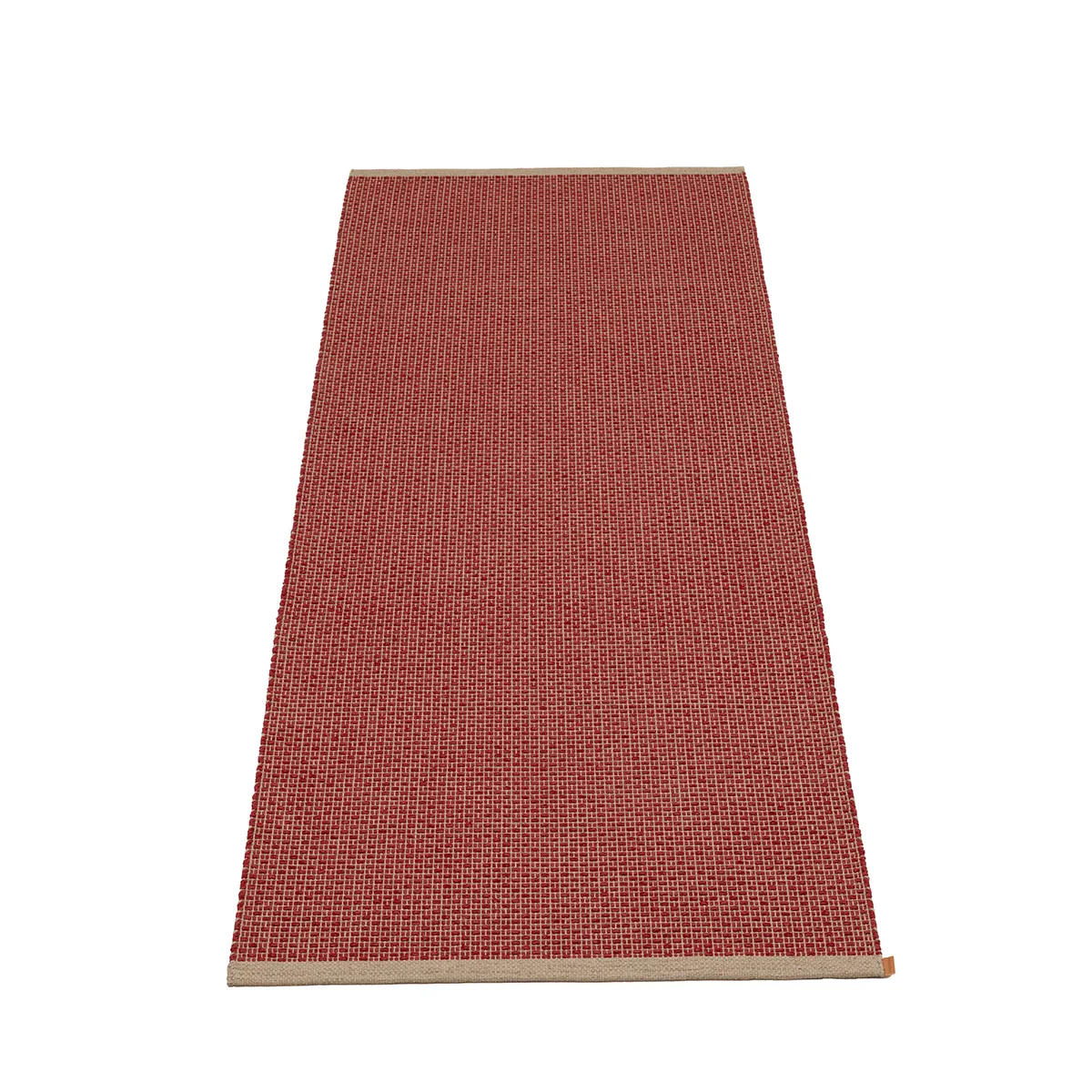 Pappelina, Tvättbar Plastmatta NILS Dark Red 70x300 cm