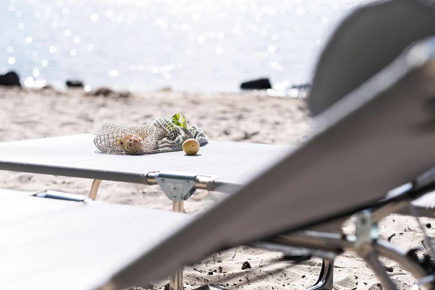 Amigo solsäng xxl grey aluminium/textilene 