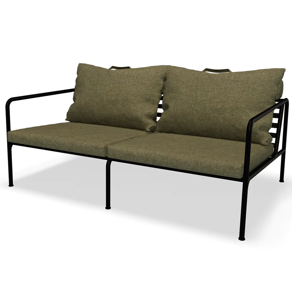 Houe Avon 2-sits soffa Moss/Black
