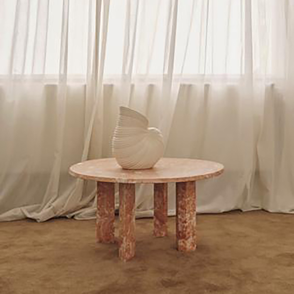 Alternativ bild 1 för Ferm Living - Taula Coffee Table  - Soffbord - Rose - Ø: 67 x H: 35 cm