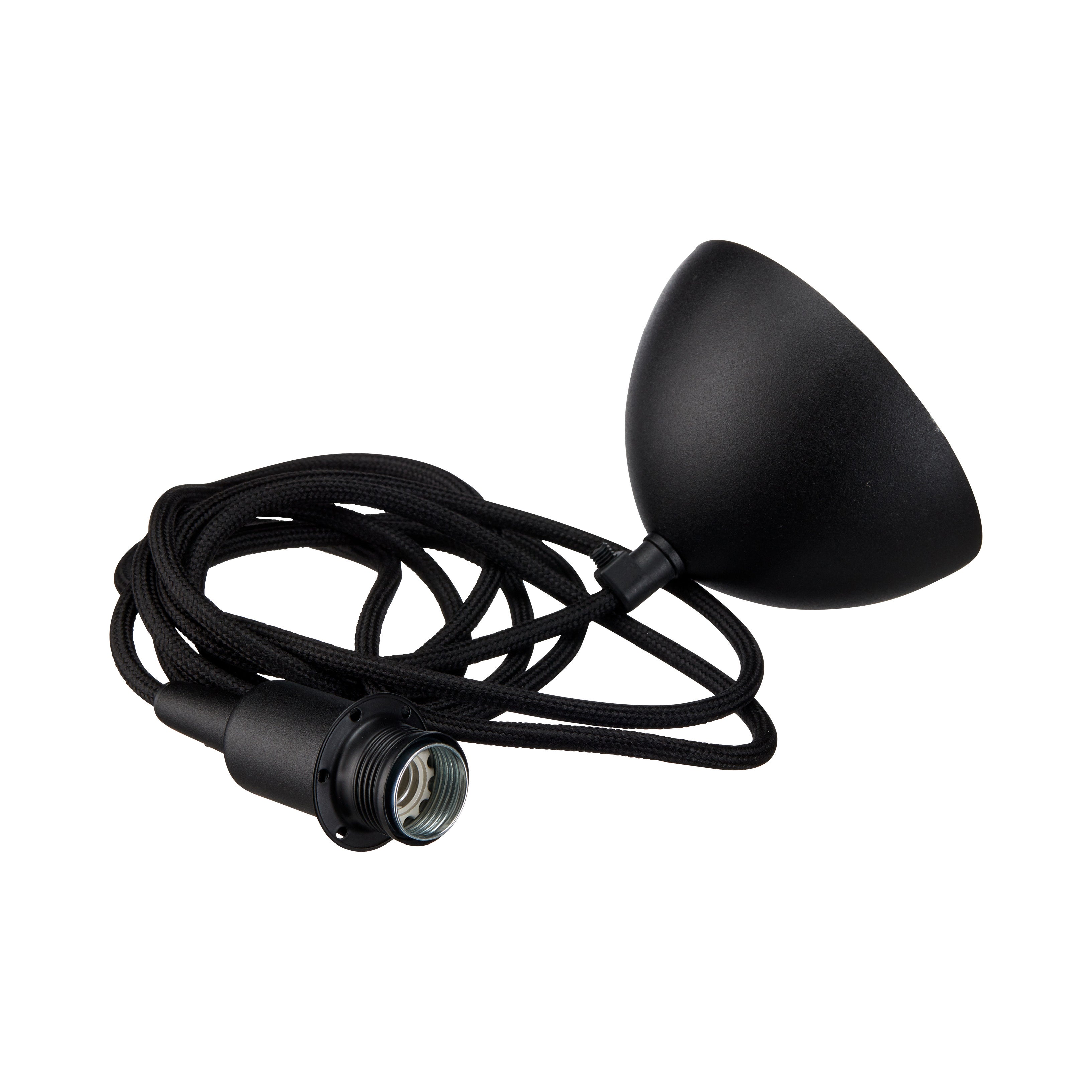 Belid, Gloria Upphäng E14 Svartstruktur, Svart Kabel