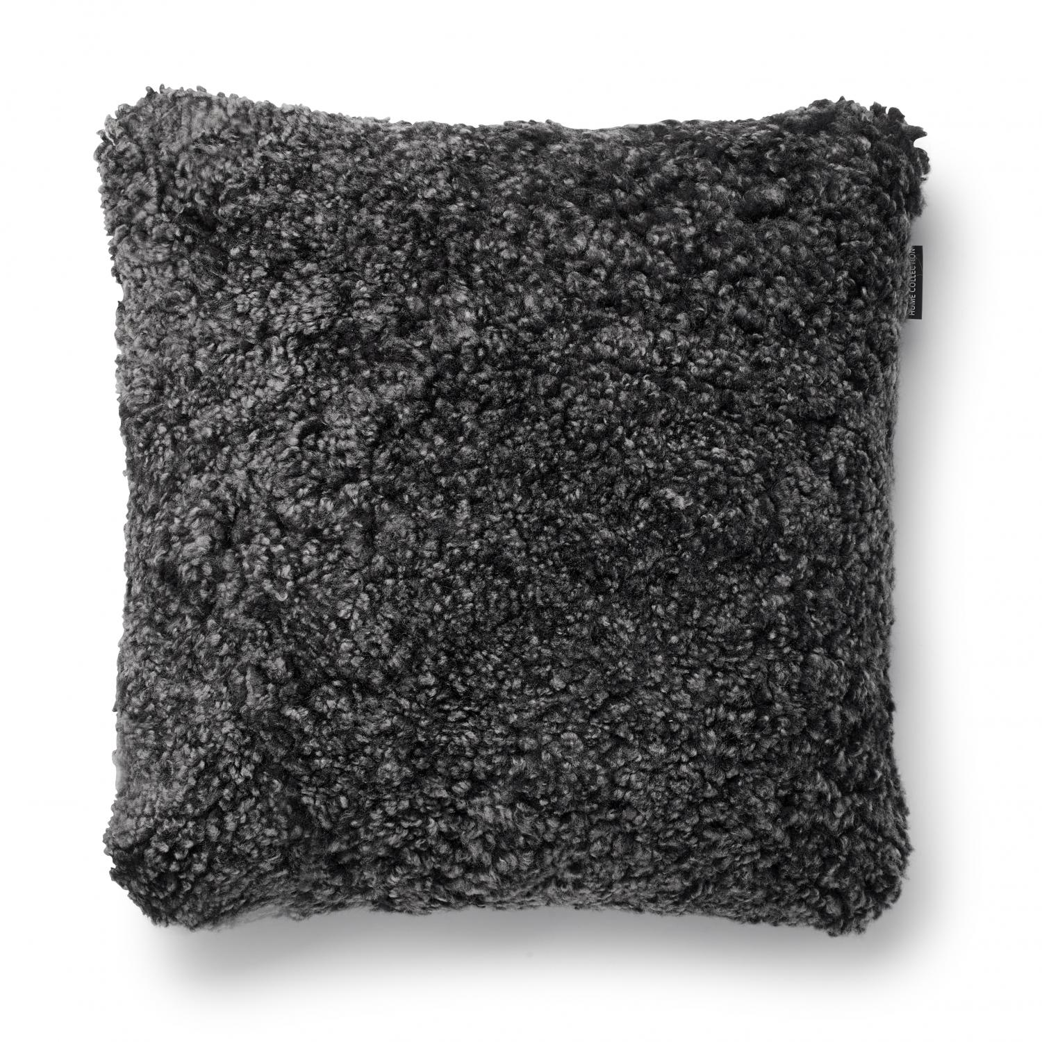Skinnwille Cushion Cover Sheepskinn 45x45cm Dark Grey