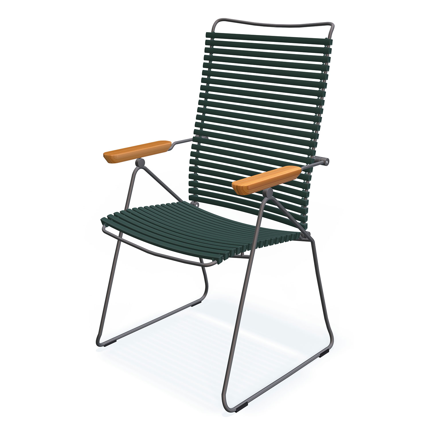 Houe Click positionsstol pine green/grey bamboo