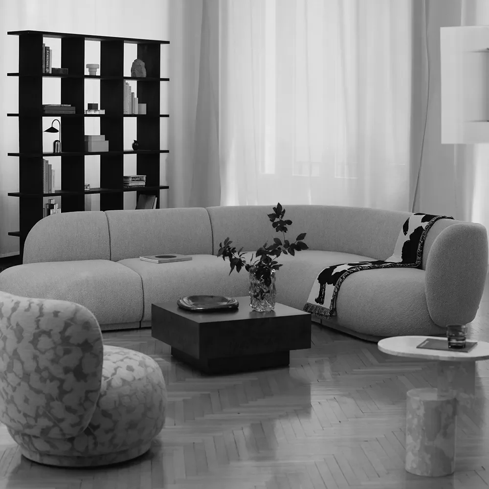 Filt i ekologisk bomull Cilla