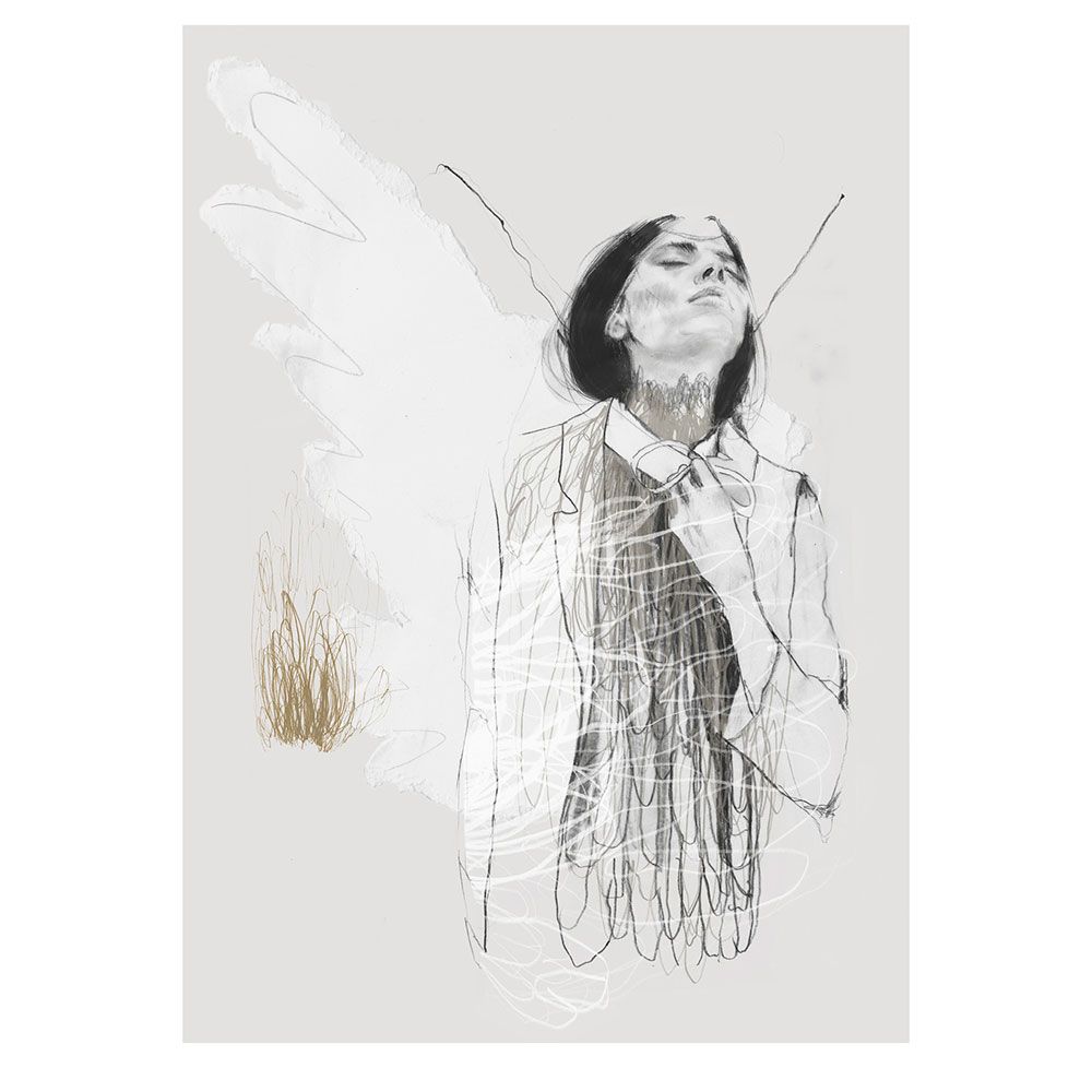 Anna Bülow, Anna Bülow poster  Fire Flie 30x40 cm