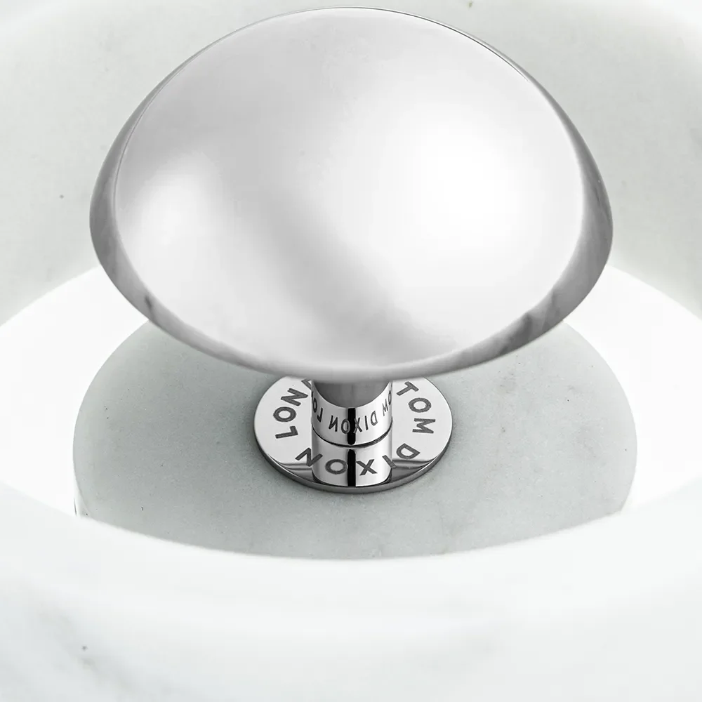 Stone Portabel lampa Silver LED