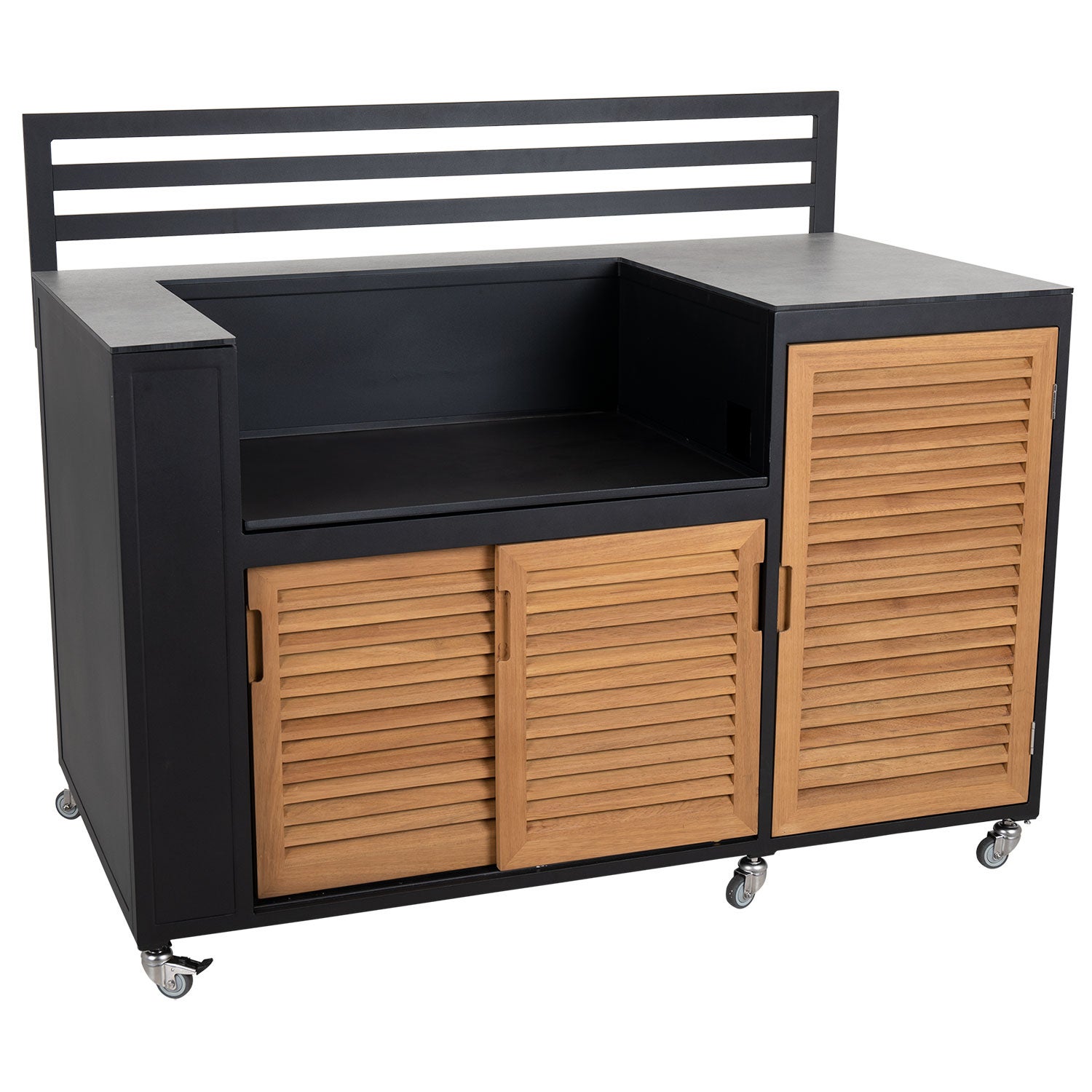 Fornax utekök svart/teak 