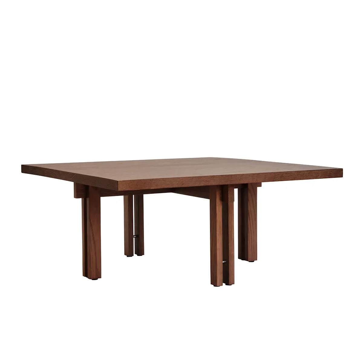 101 Copenhagen, Soffbord i ek 80x80 Plinth Classic Brown Oak
