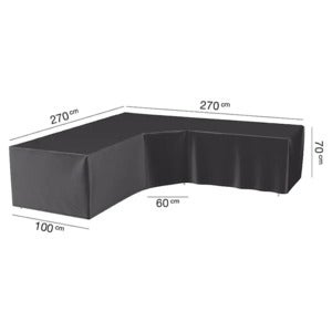 Lounge cover L/Trapeze 270x270x100x70 cm