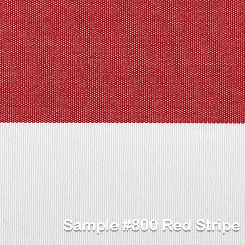 Fortano 400x300 cm parasoll antracit Cat.5 800 Red Stripe