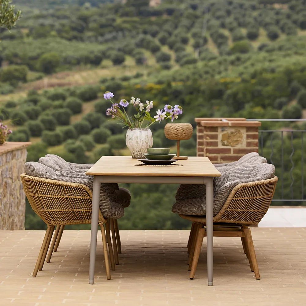 Stay stol m/teak svirvel Natural